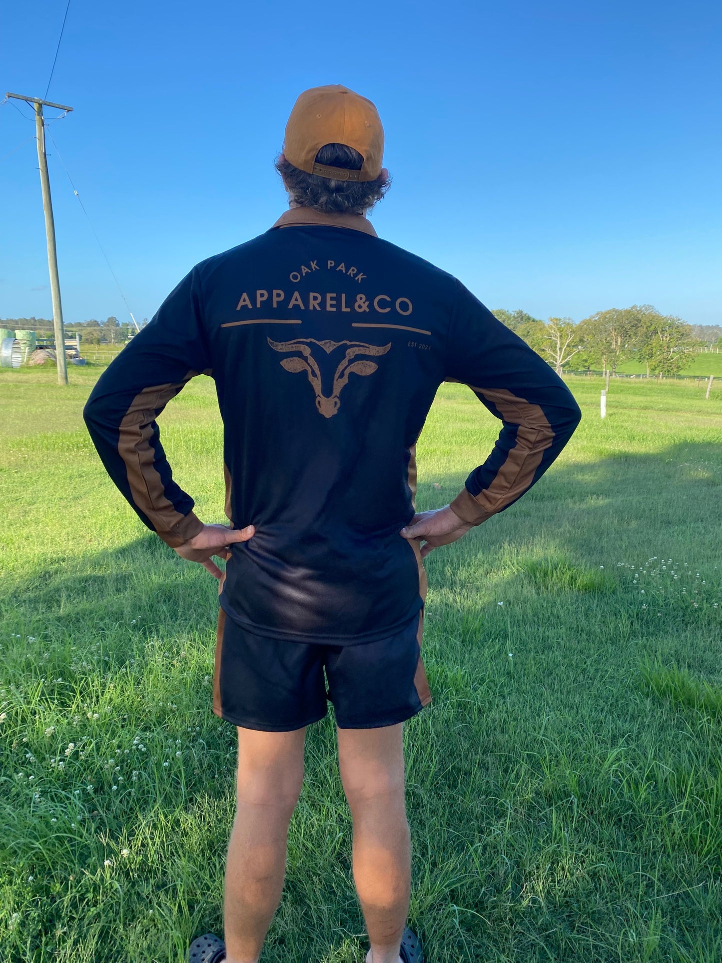 Black & Brown Fishing Shirt