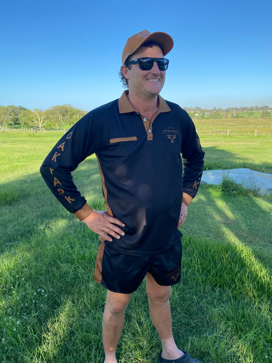 Black & Brown Fishing Shirt
